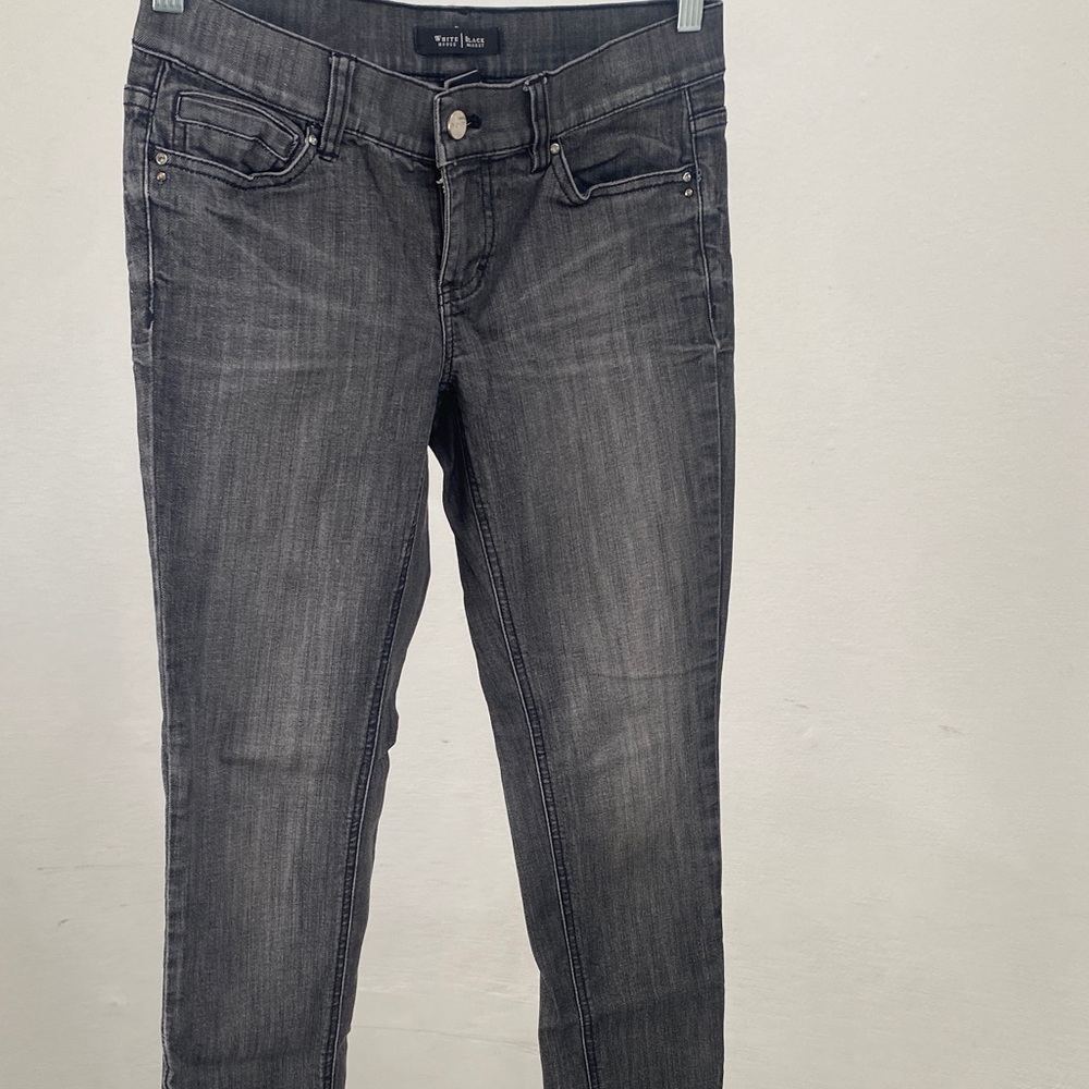 White House Black Market Dark Gray Skinny Jeans